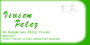 vivien pelcz business card